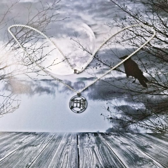 Orobas Goetic Goetia Sigil Silver Necklace - Picture 3 of 3